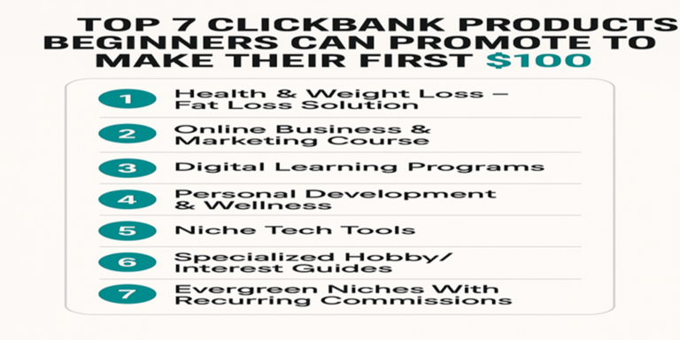 ClickBank products for beginners